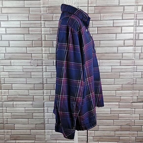 Victoria's Secret flannel button down sleepwear Size SP - Picture 6 of 12